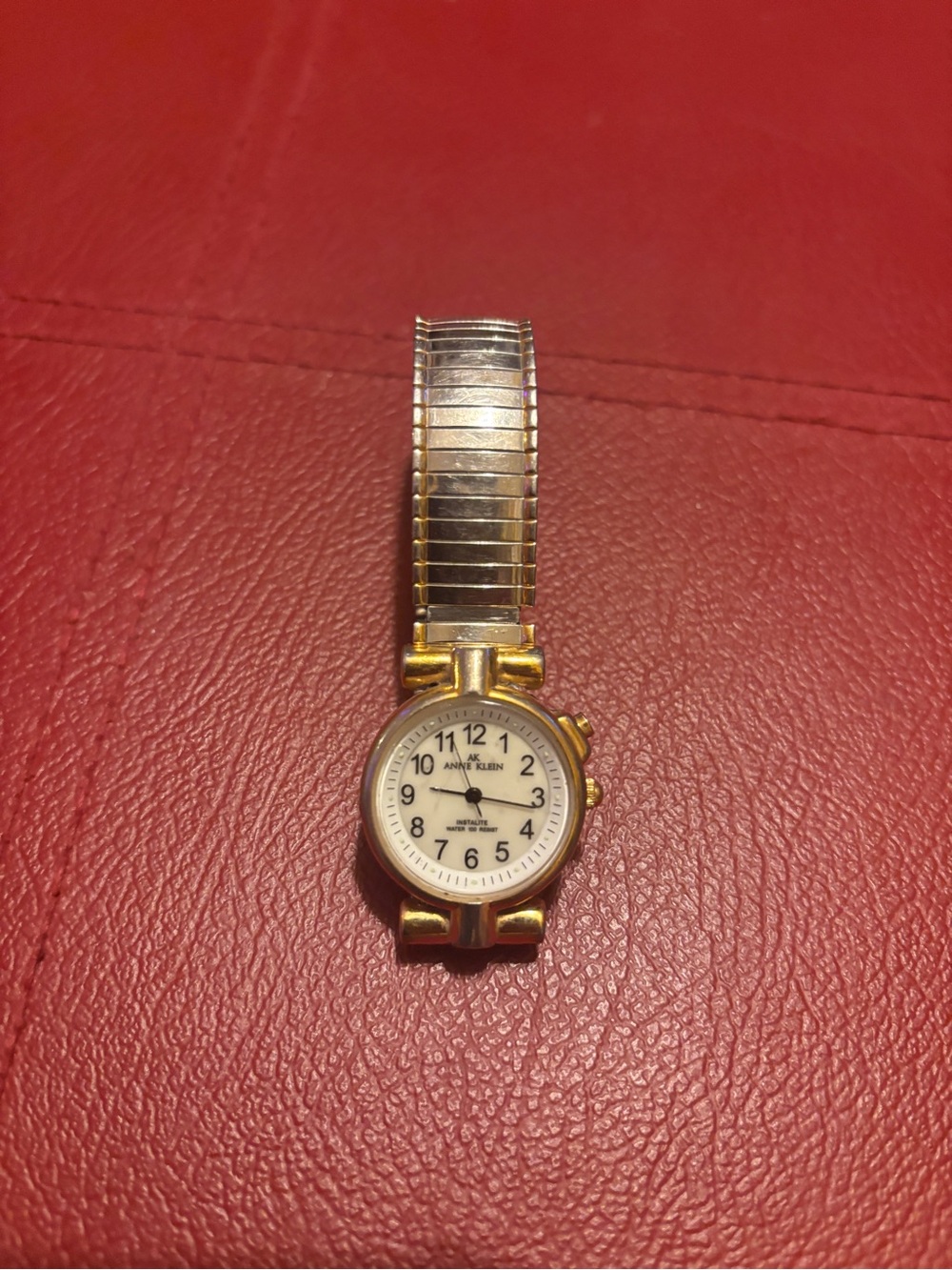 ✨Vintage Anne Klein Two-Tone Gold and Silver Strech Watch